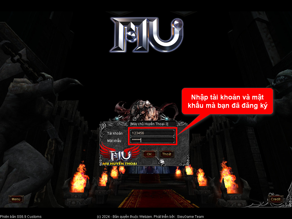 Chức năng chính của Game MU Nam Việt