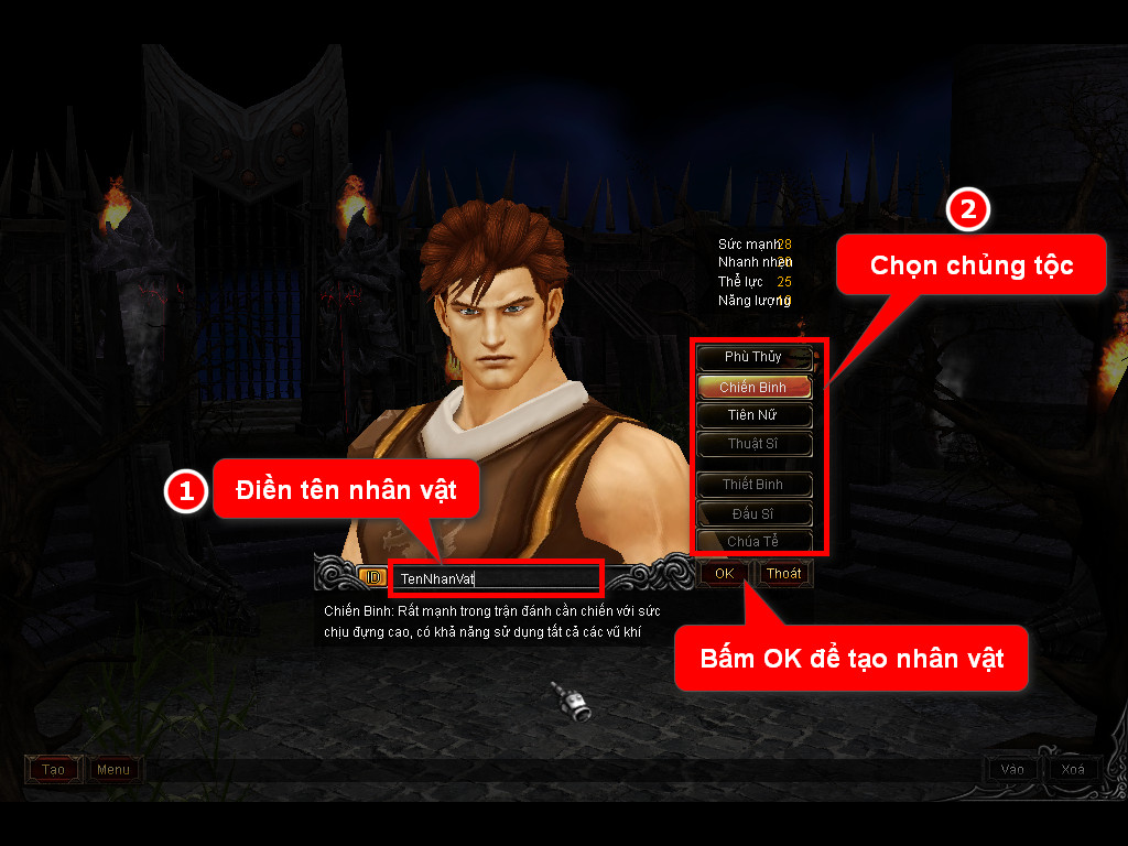 Chức năng chính của Game MU Nam Việt